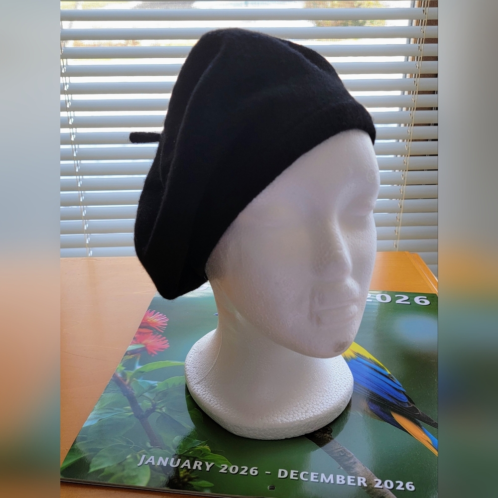 Ladies French Wool Beret Hat